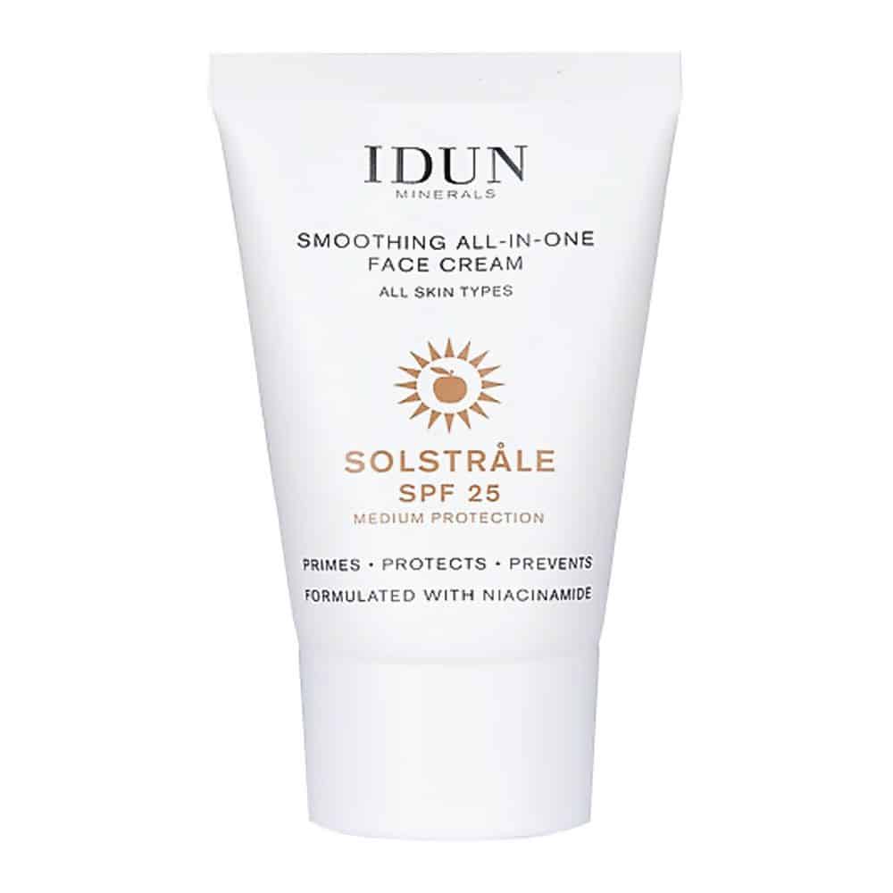 64276 IDUN Minerals glotinamasis veido kremas ALL IN ONE su niacinamidu, visų tipų odai, SPF 25, 30 ml - Image 1