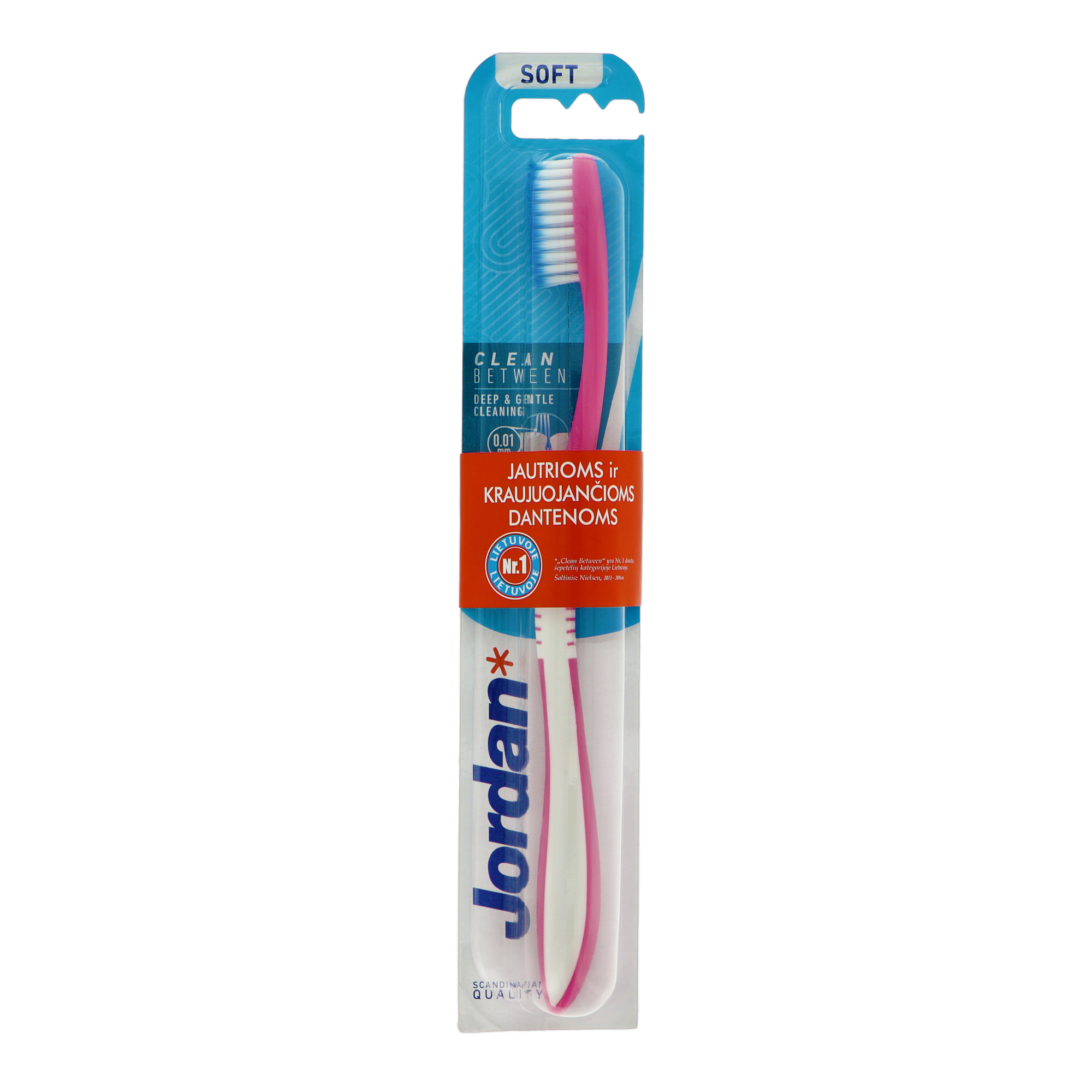 10018729-Jordan-CLEAN-BETWEEN-SOFT-TOOTHBRUSH-N1-LILLEBORG-3-11.png Jordan minkštas dantų šepetėlis Clean Between N1 - Image 1