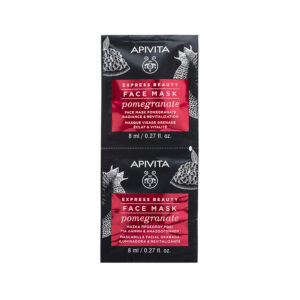 APIVITA veido kaukė su granatais EXPRESS BEAUTY, 2 x 8 ml