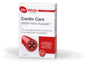 Dr. Wolz CARDIO CARE 60 kapsulių – koncentruoti kakavos flavanoliai širdies sveikatai, minimalus kalorijų kiekis, tinka diabetikams
