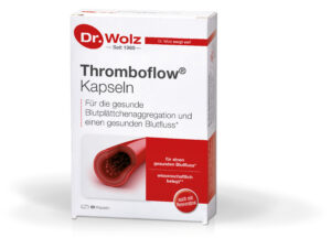 Dr. Wolz Thromboflow kapsulės, maisto papildas kraujotakai, 60 kapsulių pakuotė