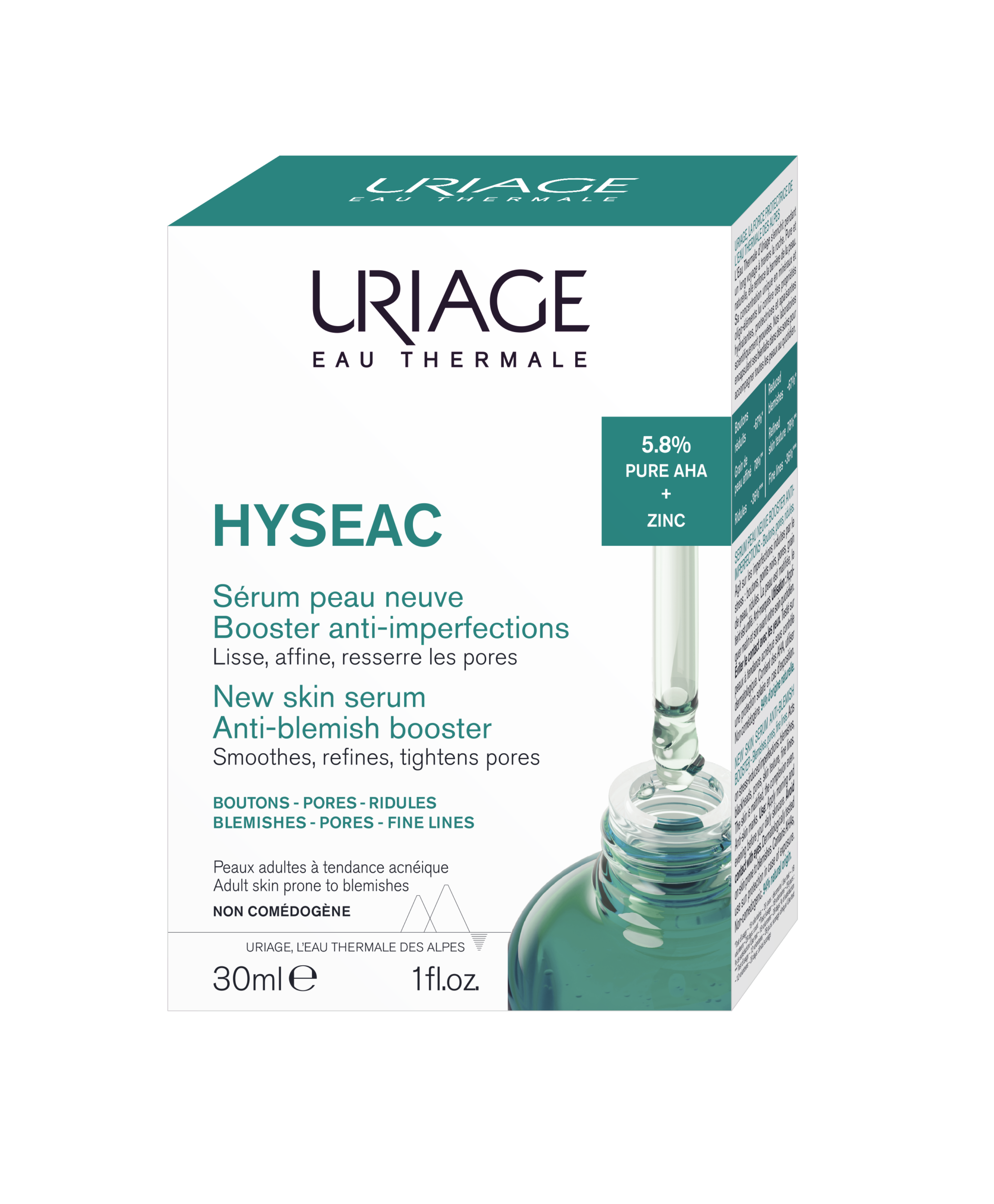 3661434010101pak.png URIAGE veido serumas HYSEAC BOOSTER, 30 ml - Image 1