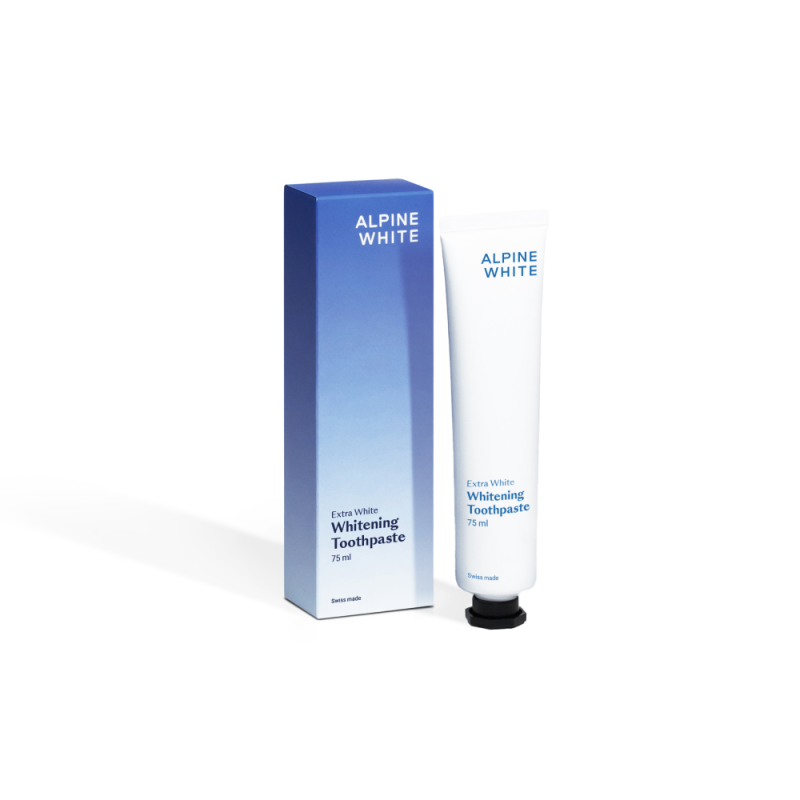 7640184630384-800x800 ALPINE WHITE Whitening Toothpaste Extra White Balinamoji dantų pasta, 75ml - Image 1